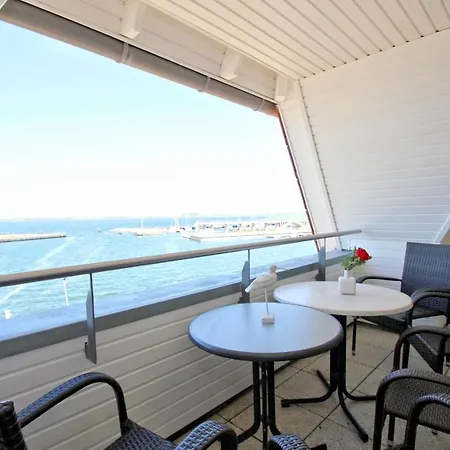 Apartment hafennahe Ferienwohnung mit Balkon und Meerblick - Hafenhäuser Wiek Wohnung 05 *